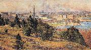 Karl Nordstrom View of Stockholm from Skansen oil